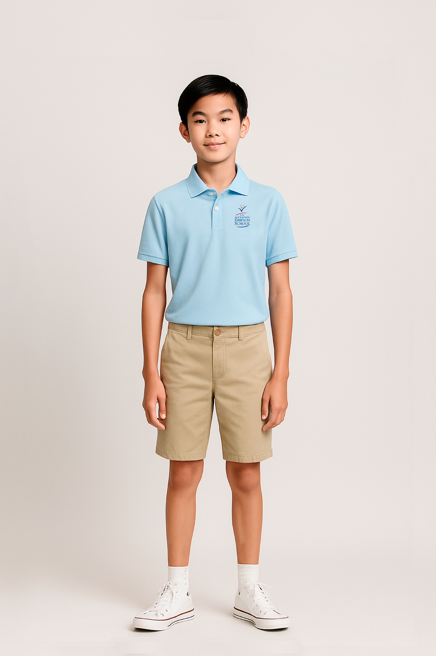Kids Khaki Full Elastic Shorts