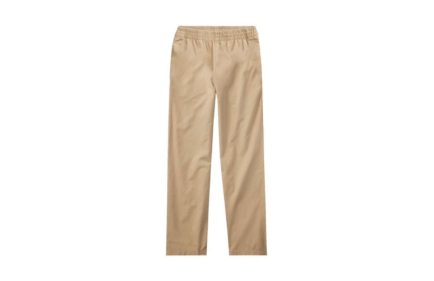 Kids Khaki Full Elastic Pants