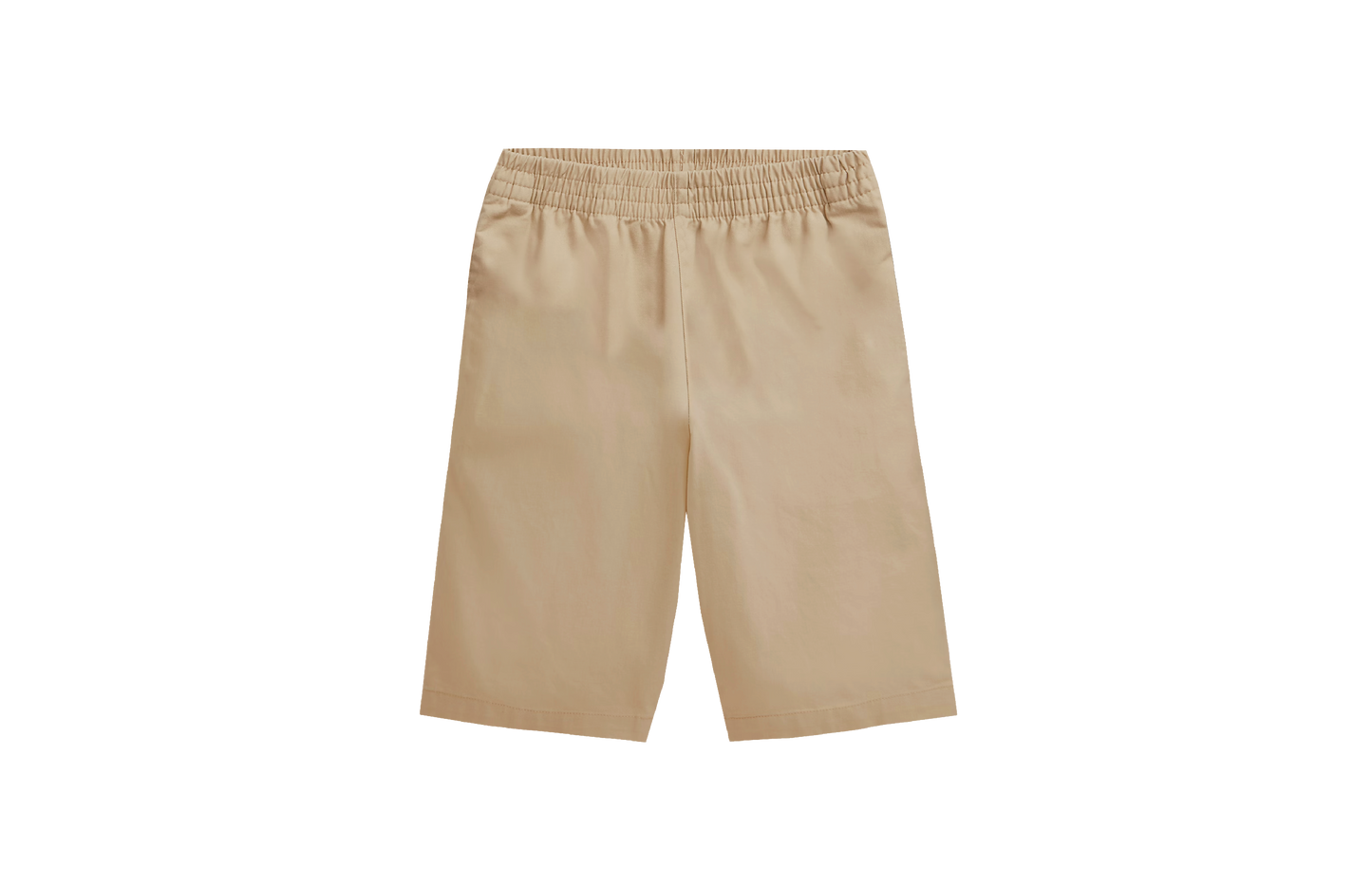 Kids Khaki Full Elastic Shorts