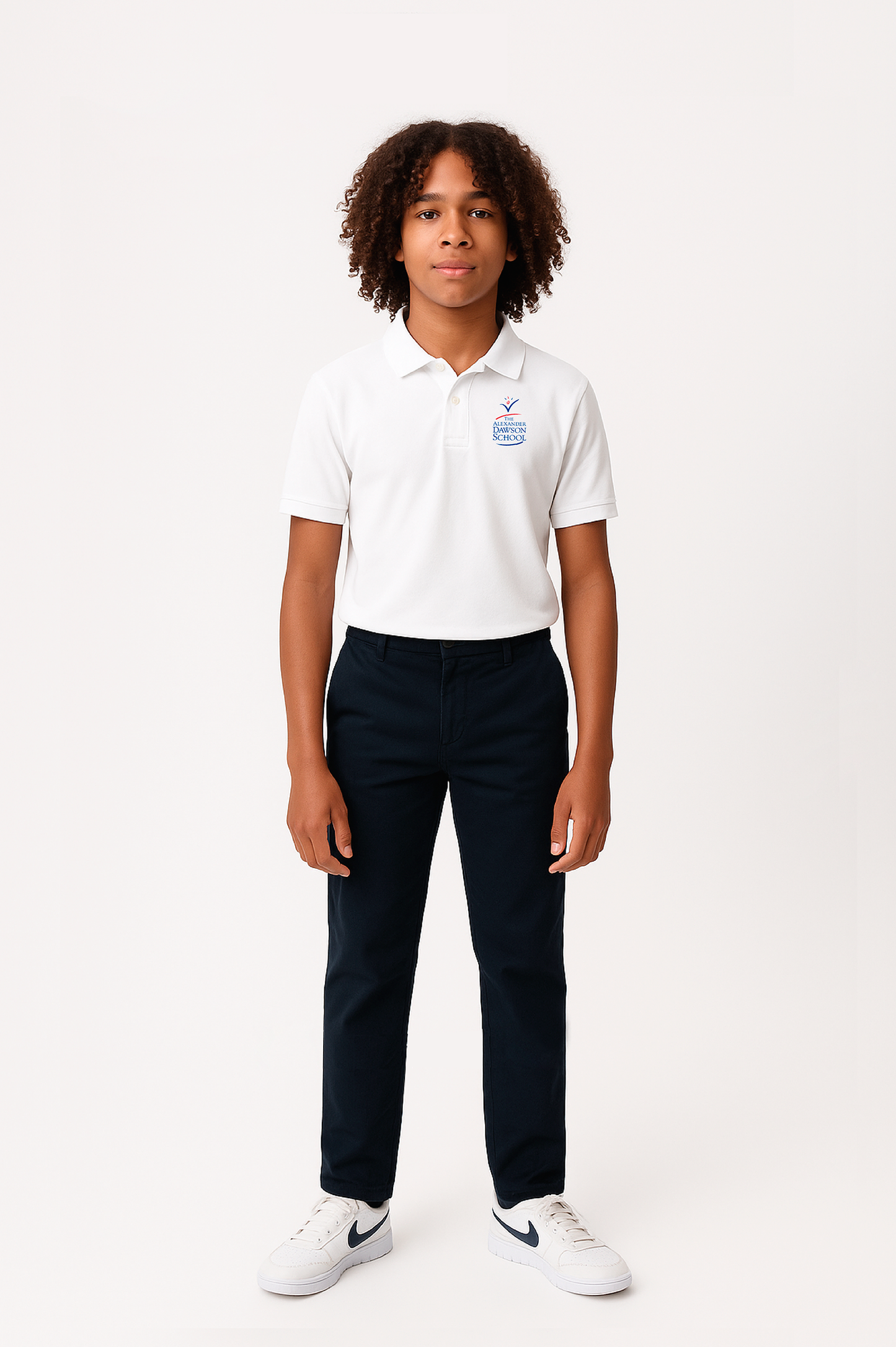 Kids Navy Full Elastic Pants