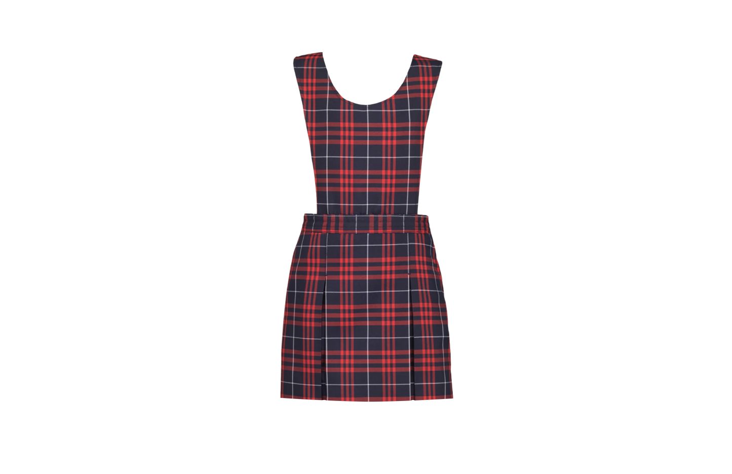 Girls Plaid Box Pleat Dress