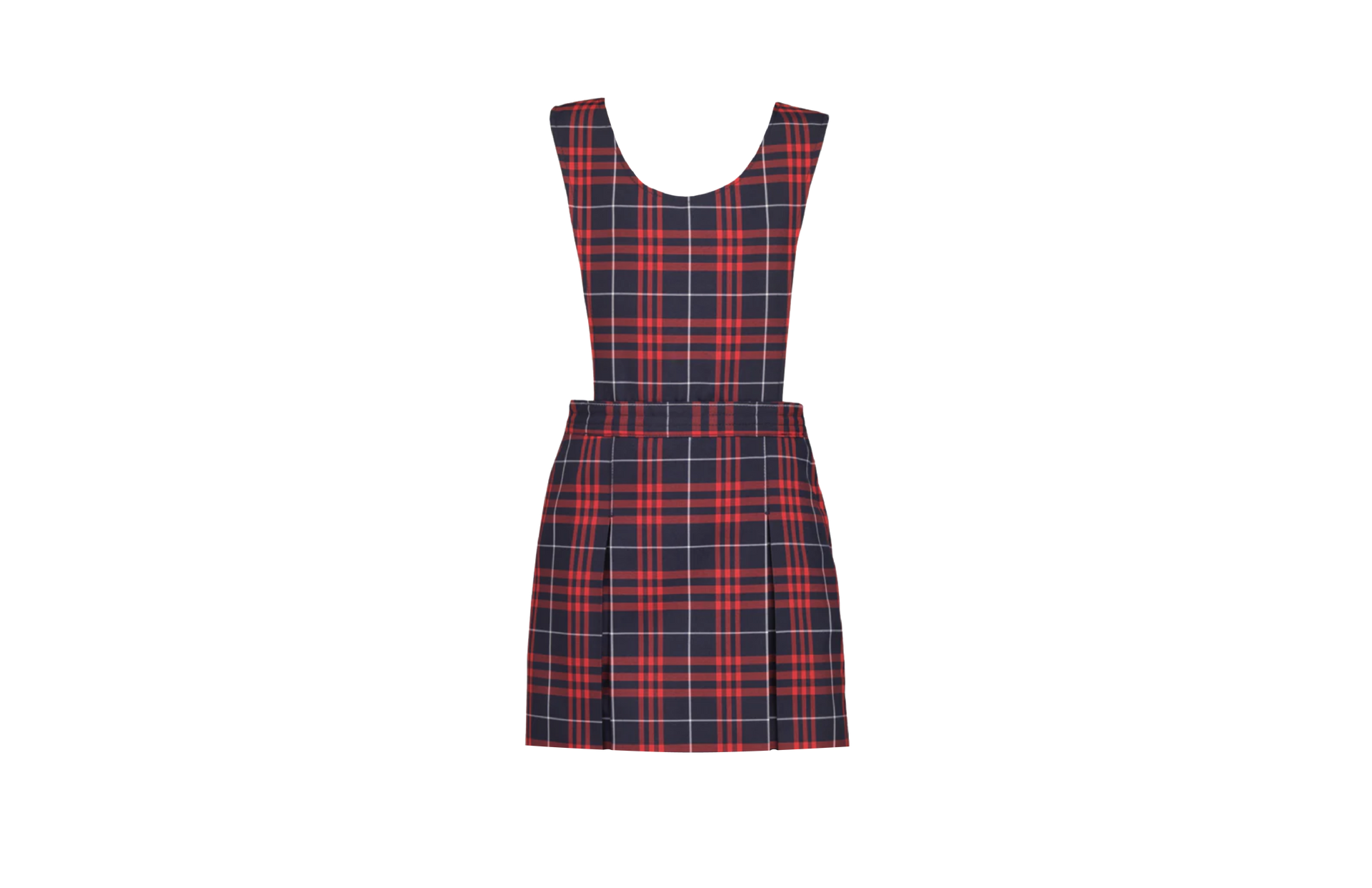 Girls Plaid Box Pleat Dress