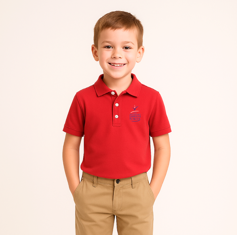 Kids Khaki Full Elastic Pants