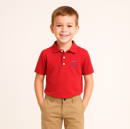 Kids Khaki Full Elastic Pants