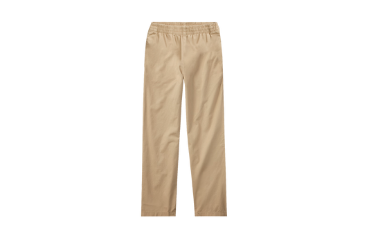 Kids Khaki Full Elastic Pants