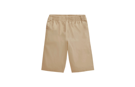 Kids Khaki Full Elastic Shorts